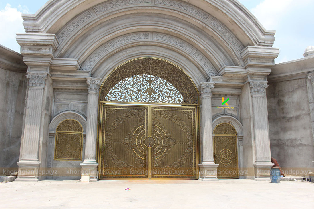 Mẫu cổng biệt thự đẹp cổng nhôm đúc đẹp ở tại Hưng Yên - HƯNG YÊN ...
